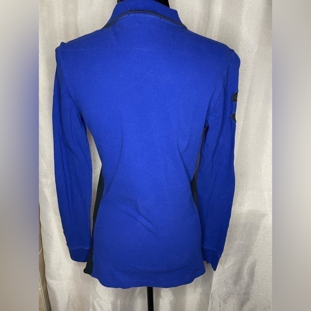 POLO by RALPH LAUREN Size M Blue Black Embroidery Cotton Sweatshirt‌‌‌‌‌‌‌‌‌‌‌‌ - Picture 5 of 10